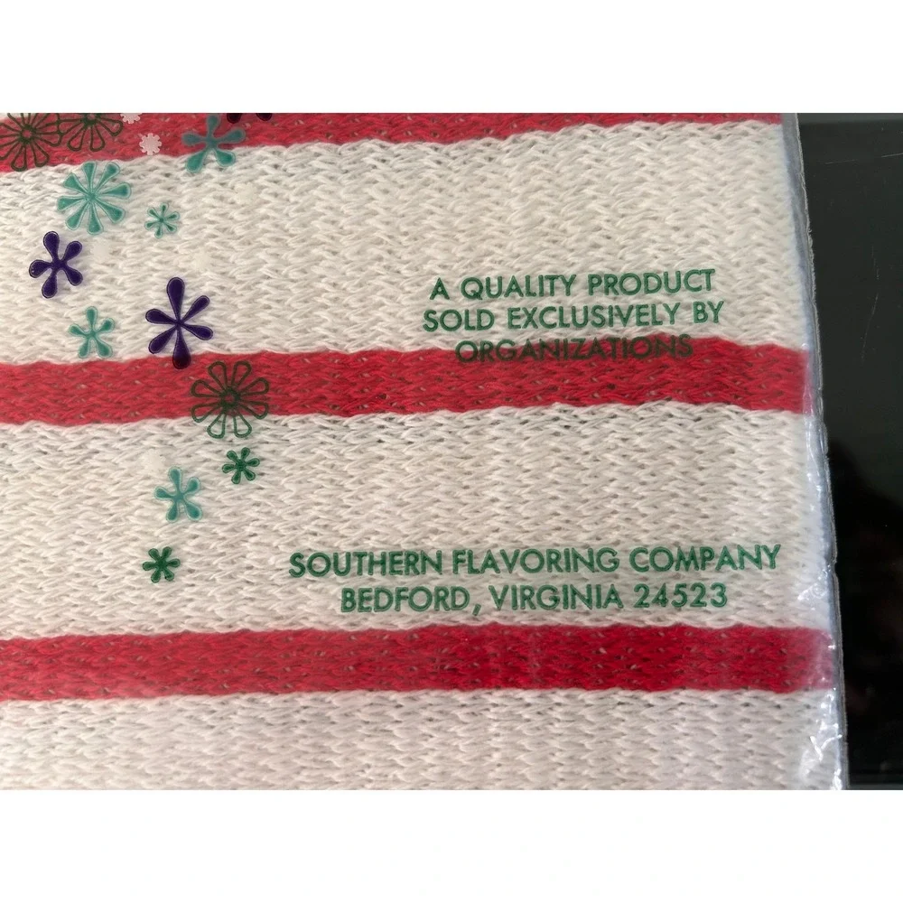 Vintage Happy Home Dish Cloths Southern Flavoring Company Cotton NOS 7 Pack